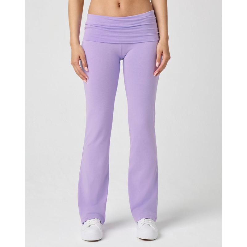 YogaCozy Cotton Foldover Pants: Ultimate Comfort & Style