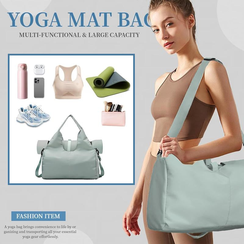 Light & Breezy Yoga Mat Bag: Portable Tote for Women’s Yoga & Pilates
