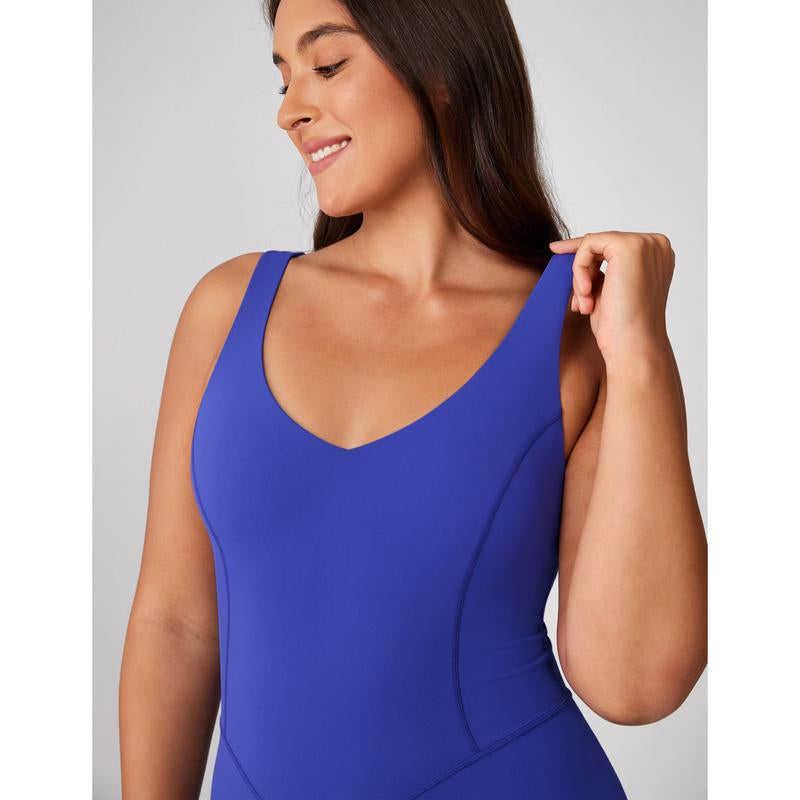 Hugcurve V Neck Workout Romper