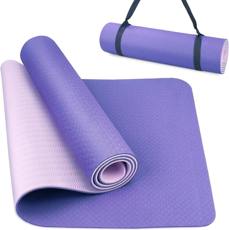 EcoGrip TPE Yoga Mat: Non-Slip Fitness Essential for Home & Gym