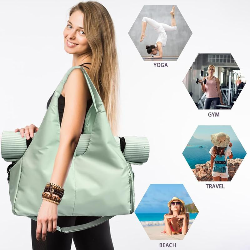 Light & Breezy Yoga Mat Bag: Portable Tote for Women’s Yoga & Pilates